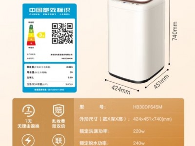 海信（Hisense）小哈利波轮洗衣机全